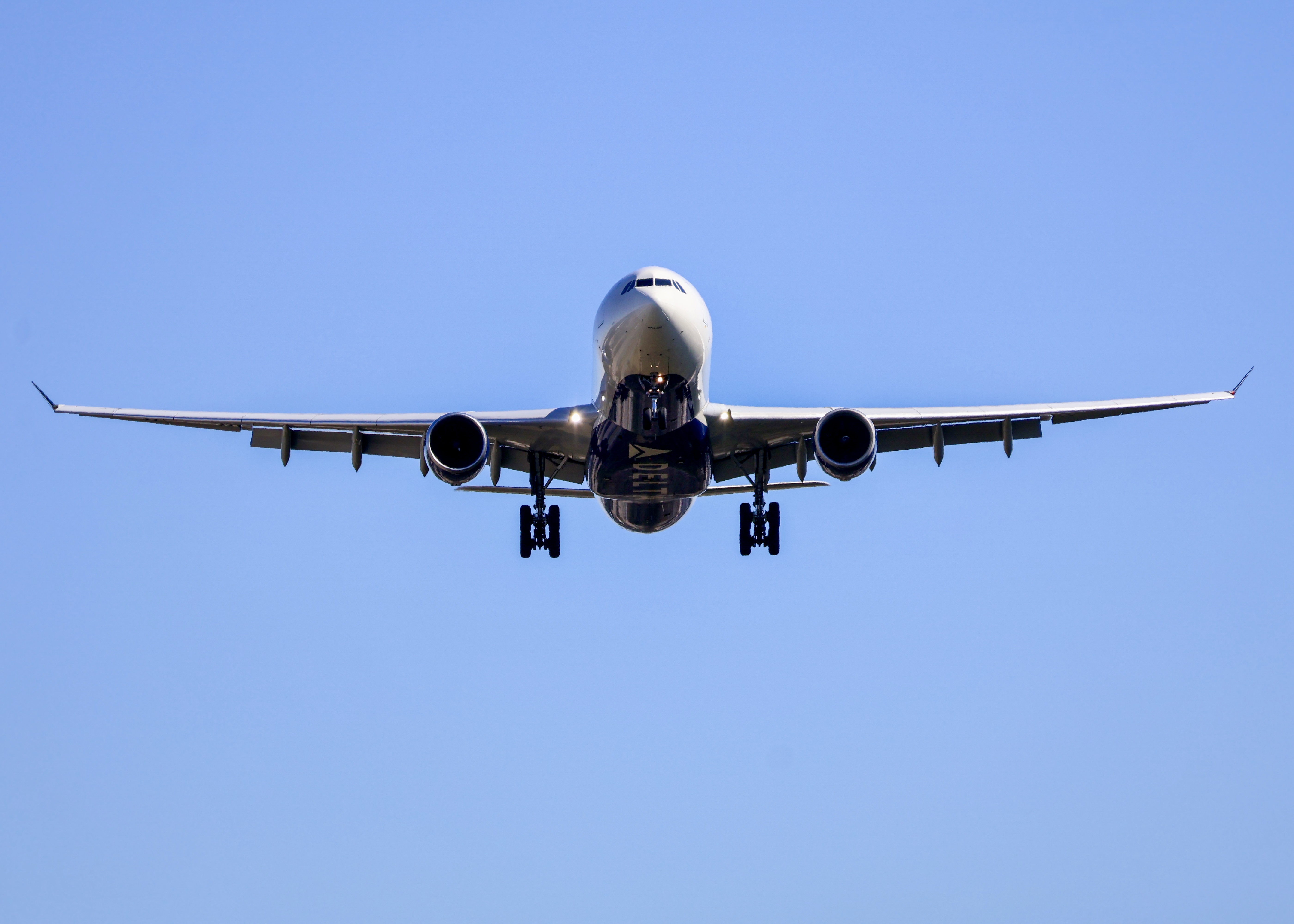 Delta Air Lines Airbus A330-300 in flight with the airline distinctive livery